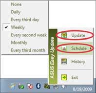 ASUS Easy Update ASUS Easy Update er et programvareverktøy som automatisk