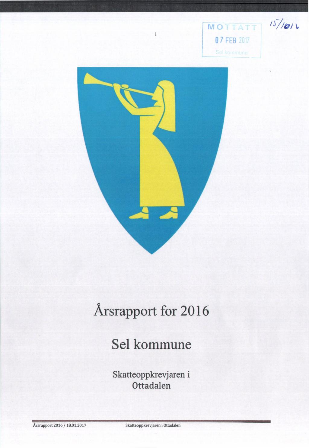 1 7//» Arsrapport for 2 1 6 Selkonunune Skatteoppkrevjaren