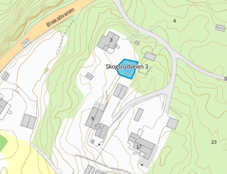 14 Tabell 2: Viltområder innenfor planområdet. Navn Viltkategori Utforming Verdi DN- 2000 Skogsrudveien nr. 3 