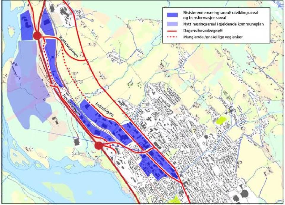 4.4 Handels og næringsanalysen for Lillehammer Vista analyse og Rambøll Lillehammer utarbeidet nærings- og handelsanalyse for Lillehammer.