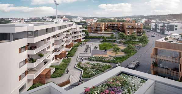 STADION TERRASSE MIDT I HJERTET AV HAUGESUND PROSJEKTET OG ARKITEKTUREN Stadion er nok et flott prosjekt fra A.