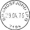 12 Type: I2N Utsendt BRANDSFJORD 1 Innsendt 7194 BRANDSFJORD Innsendt Registrert brukt -1 11 57 JHB Stempel nr. 9 Type: I2 Fra gravør 19.02.1960 BRANDSFJORD Innsendt Stempel nr.