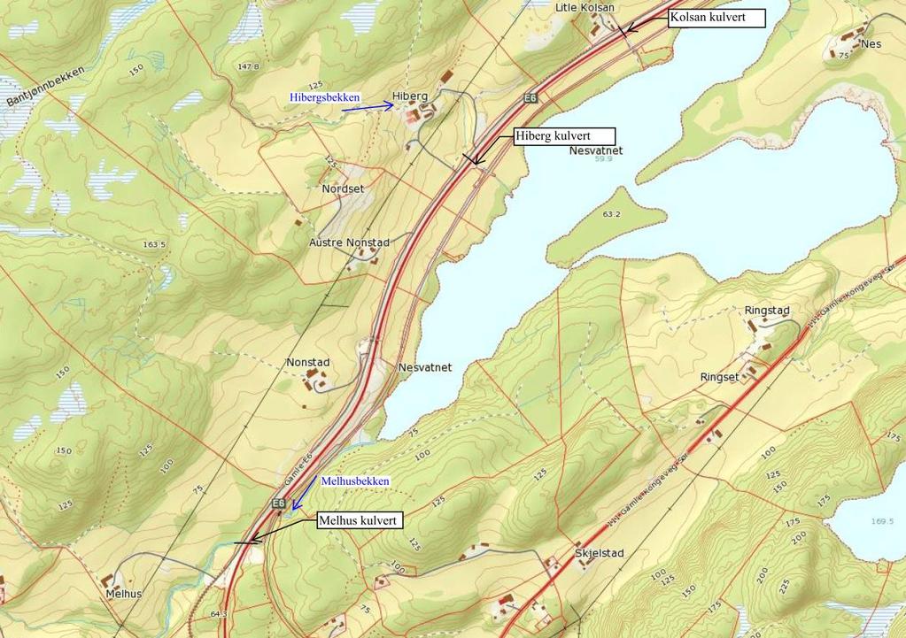 Flomvurdering E6 Vassmarka-Ronglan 4 1 INNLEDNING I forbindelse med vegprosjekt E6 Vassmarka-Ronglan i Levanger kommune, er det utført hydrologiske og hydrauliske beregninger for å gjøre