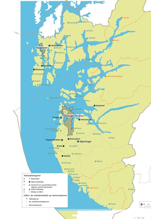 Samferdselsstrategi for Rogaland 2018-2029 Fokus på tettsteder Sammensatt fylke preget av forskjeller innen geografi, demografi og næringsliv Tettsteder med ulike utgangspunkt ifh til utfordringer og