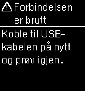 Vedlikehold og feilsøking av apparatet Feilmeldinger w ADVARSEL Du må aldri ta behandlingsavgjørelser på grunn av en feilmelding.