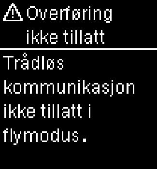 7 Vedlikehold og feilsøking av apparatet Det er ikke forbindelse mellom apparatet og PC-en. Koble til USB-kabelen og prøv igjen. Blodsukkerresultater ble ikke overført til en koblet enhet.