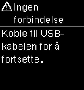 Data kan ikke sendes til en koblet enhet fordi apparatet er i flymodus. Prøv dataoverføringen igjen når apparatet ikke er i flymodus.