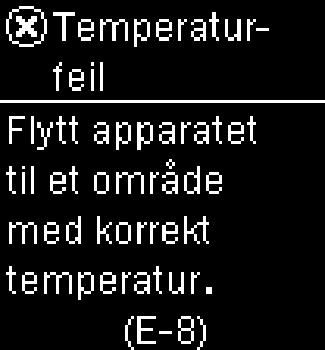 Kast teststrimmelen og gjenta blodsukker- eller kontrollmålingen. Det har oppstått en elektronisk feil.