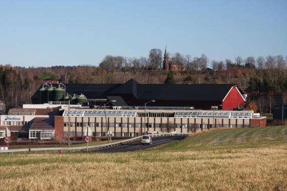 Området i sør med frukthagen/eplehagen har en større visuell verdi enn den nordre delen som ikke er i drift.