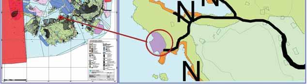 Denne reguleringsplanen er i tråd med kommuneplanen. Utsnitt av gjeldande kommuneplan (2011-2021) Beliggenhet Planområde ligg ved sjøen i Knivavikje på Kalvanes, nord på Selbjørn i Austevoll kommune.