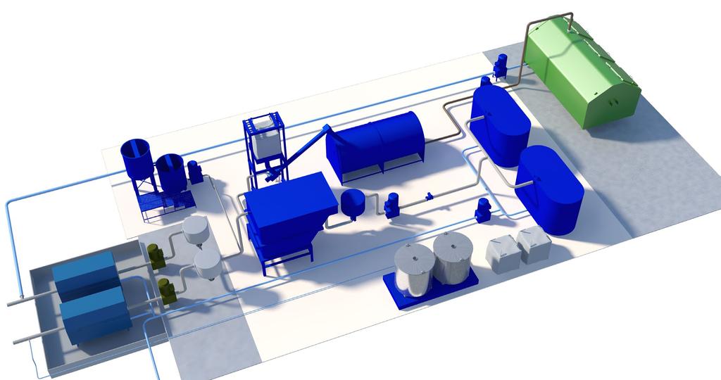 Blue Ocean Technology: Løsningen er plass- og kostnadseffektiv Rensesystemet baserer seg et velkjente prinsipp innen olje og gass, der man lenge har benyttet organisk renseteknikk.