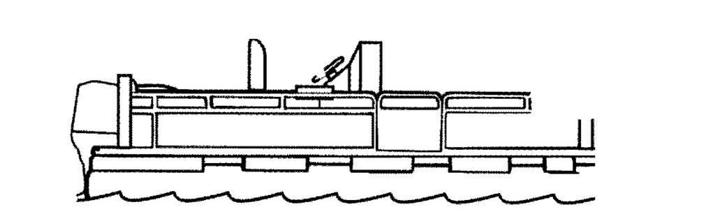 GENERELL INFORMASJON! ADVARSEL Unngå alvorlig personskade eller død som skyldes at en person faller over baugen på en båt med pontong eller dekk og blir kjørt over.