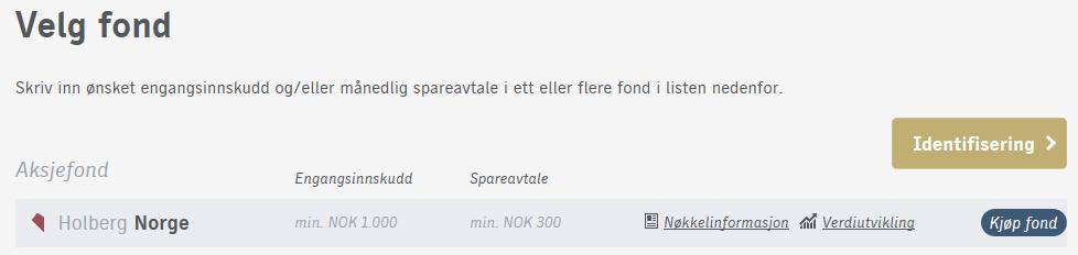 Investere i Holberg Norge? Med BankID kan du raskt kjøpe fond eller opprette en spareavtale på våre nettsider: Historisk avkastning i Holberg Fondene er ingen garanti for framtidig avkastning.