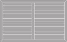 Bjelkeavstand: For Fiberon terrassebord med tykkelse på 24 mm anbefales bjelkeavstand fra senter til senter på 400 mm (c/c 400 mm).