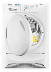 8990,- Vasker alle tekstiler (inklusiv ull) uten krymping Dampfunksjon fjerner lukt effektivt og glatter ut rynker i tøyet