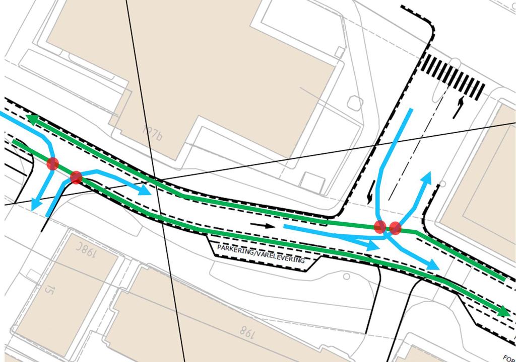 Hovedsykkelrute Strandgaten 46 Figur 4.