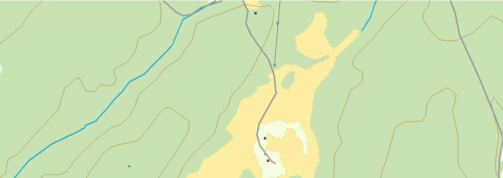 Rødlistet NIN Målestokk 1:8 000 område Kartgrunnlag N50