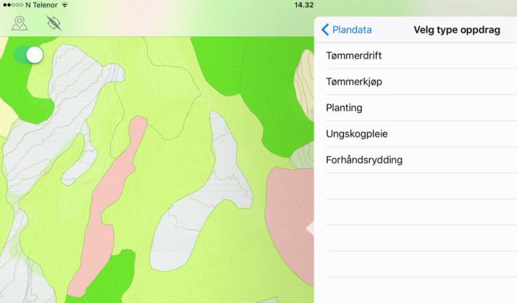 planlegge/bestille tiltak på