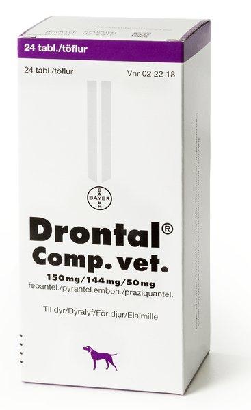 Andre kur ble gitt i oktober, også denne gang Drontal+ Drontal comp forte (vi har 3 over tonn bikkje i hundegården!).