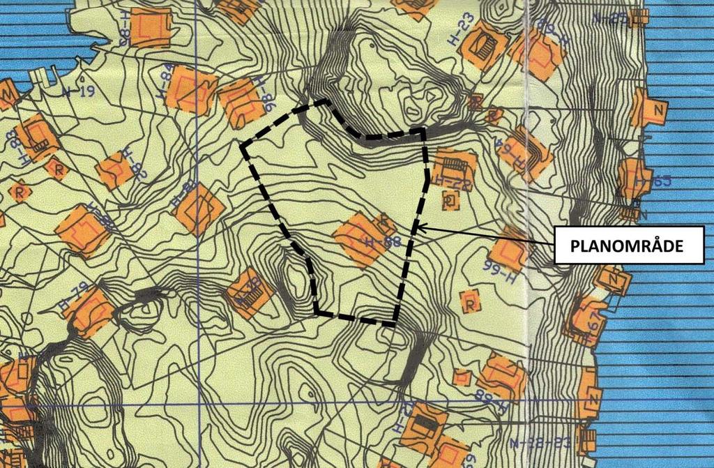 Følgende bestemmelse ligger til byggeområdene HF i kommuneplanen: I byggeområder merket HF, som er eldre til dels kystnære byggeområder, skal størrelsen fastsettes etter en vurdering av