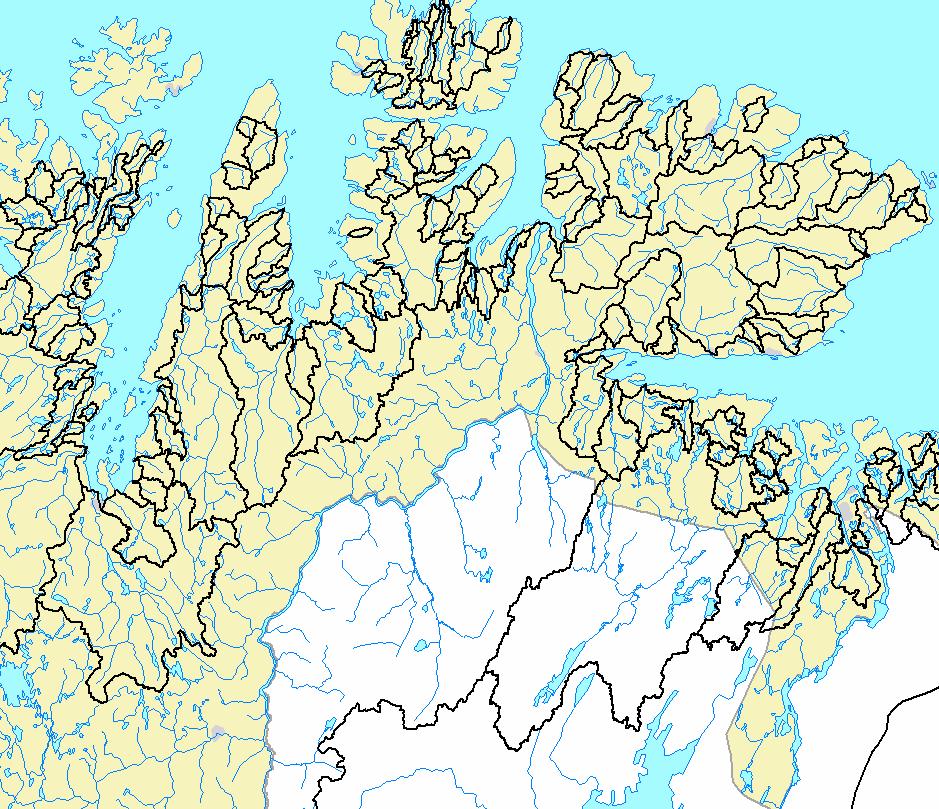 3.5 Øst-Finnmark Figur 11. FLROSE- diagrammer for uregulerte vannføringsstasjoner i Øst-Finnmark.