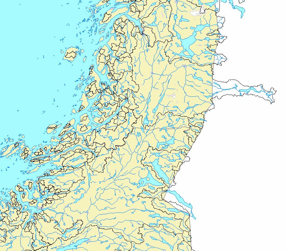 3 Flomforhold i uregulerte små og mellomstore vassdrag 3.1 Nord-Trøndelag og Søndre Nordland Figur 3.