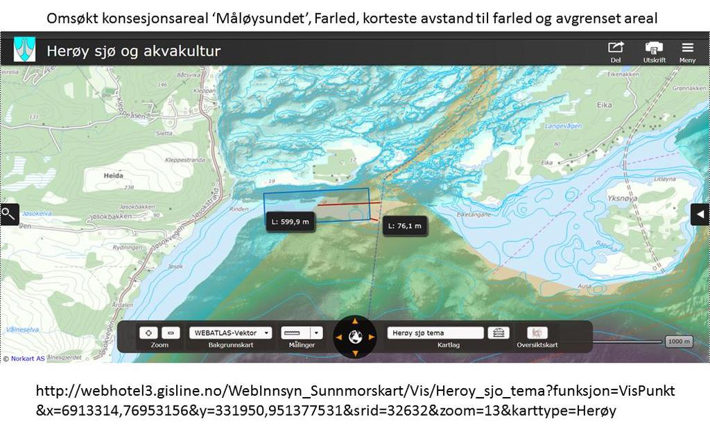 4 TANGO Seaweed, Søknad Akvakultur Lokalitet Måløysundet 1267074, Nov. 2016 Fig.