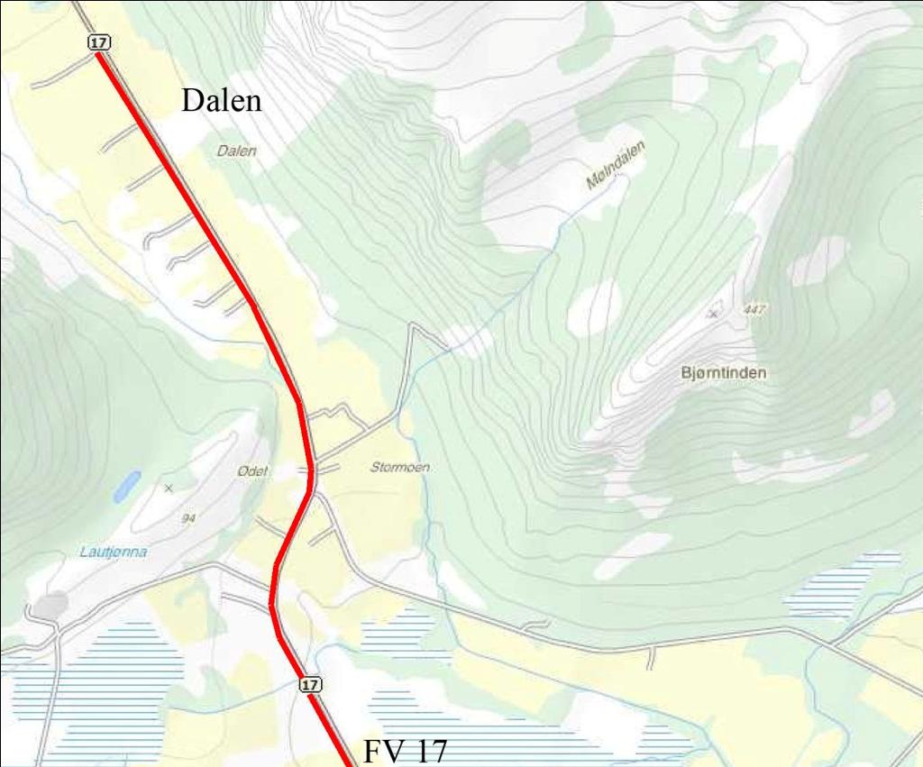 1 BAKGRUNN 1.1 TILTAKSHAVER Tiltakshaver for områdereguleringen gang- og sykkelveg Fv. 17 er Meløy kommune.