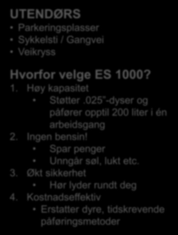 Veikryss Hvorfor velge ES 10