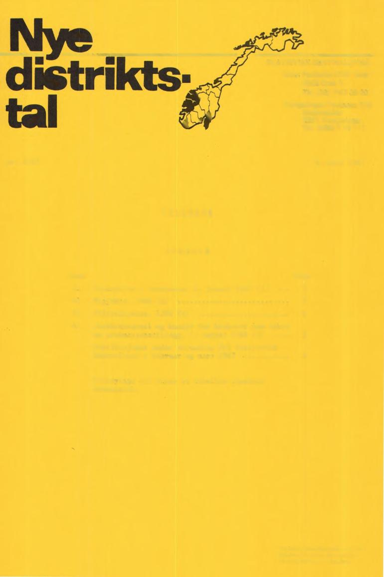 Nr. 3/87 9. mars 1987 TELEMARK INNHALD Emne Side 21 Folketalet i kommunane, 1.