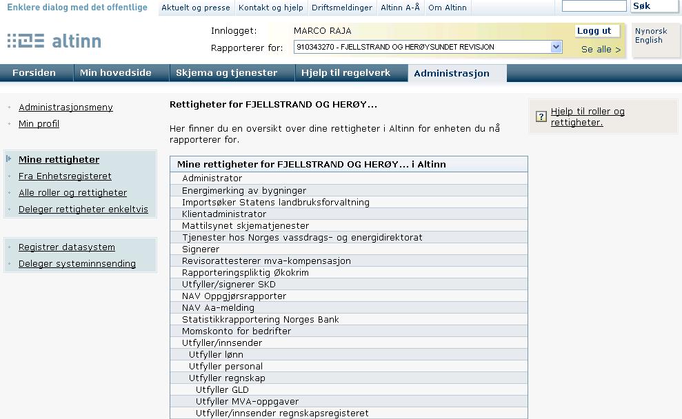 2. Forberede årsoppgjøret 2. Forberede årsoppgjøret 2.1 Oppsett for levering av oppgaver via Altinn Huldt & Lillevik Lønn 5.0 har støtte for levering av lønns- og trekkoppgaver via Altinn.