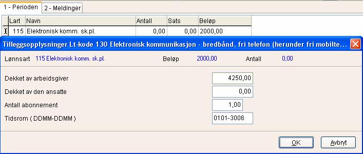 4. Ekstrakjøring 1. Registrerer perioden 01.01 30.06 2. Registrerer perioden 01.07 31.