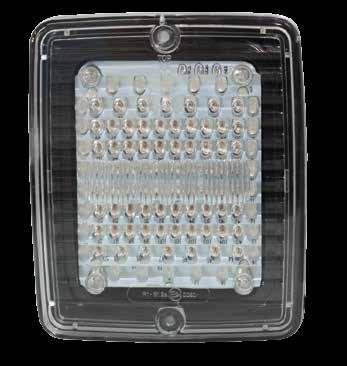 BAKLYKT RED EYE LED 800140 10-30 V DC Funksjoner: 3 (bak, brems, blink) IP67 Diameter: 122 mm