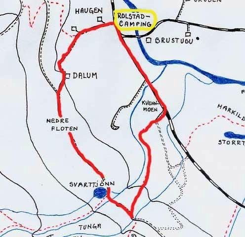 Til saman er det sett opp 62 skilt og 150-200 spildrer på tre som viser vegen, kvar