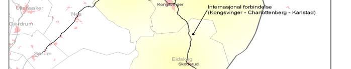 Riksveg 24 går mellom Stange og Skarnes og utgjør hovedforbindelsen mellom Hedemarken og søndre del av Glåmdalen.