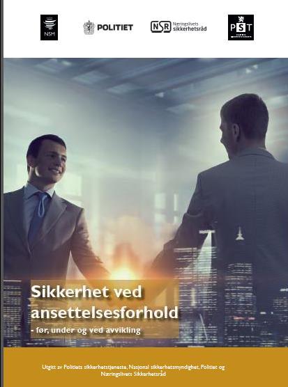 2017 - aktuelle forebyggende tiltak Trusler