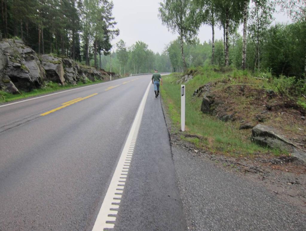 Foto: Gode siktforhold østover langs