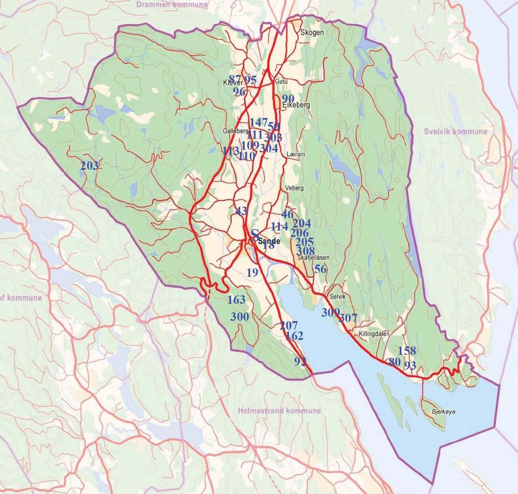 12 NYE UTBYGGINGSOMRÅDER Nye utbyggingsområder er analysert i det etterfølgende. Med nye utbyggingsområder menes områder som er nye i kommuneplansammenheng.