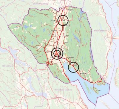 3 INNLEDNING Dette dokumentet er en konsekvensutredning av Forslag til kommuneplan for Sande kommune 211223.