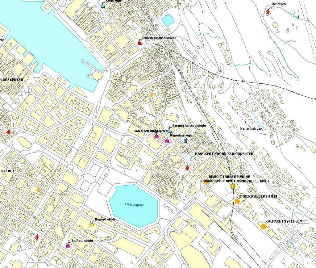 Området er utsatt for støy. Se fullstendig ROS-analyse under kapittel 9.8. 6.18. PRIVATRETTSLIGE BINDINGER Ingen kjente. 7.