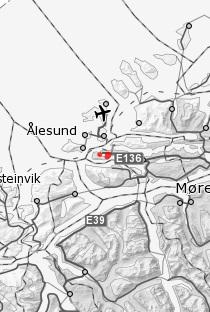 » Aspevågen ligger i Ålesund indre havn i Ålesund kommune i Møre og Romsdal fylke.