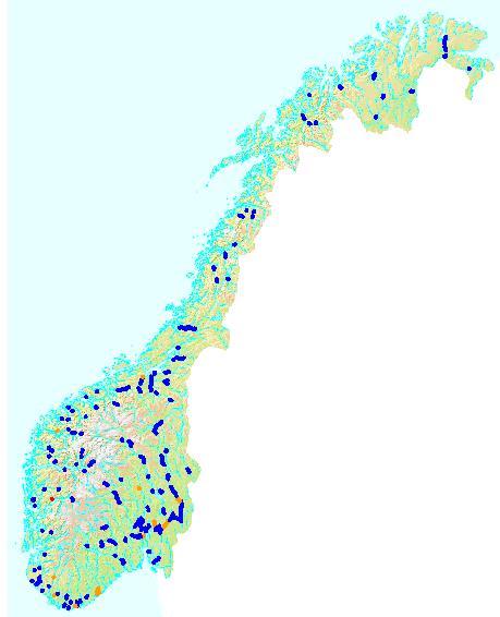 Temadata - Flaumsoner Starta i 1998 Detaljerte faresoner for flaum Utval utsette busette områder 136