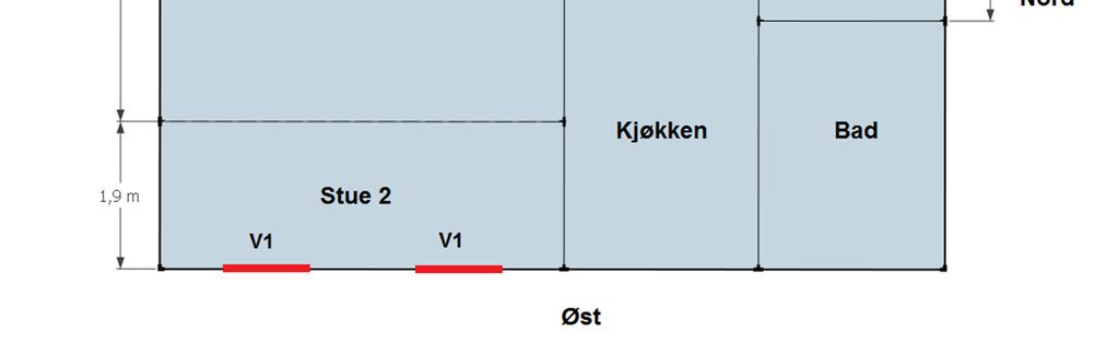 Boligen er nylig etterisolert og alle vinduer og dører i bygget er skiftet ut.