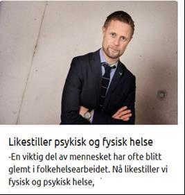 KS har fått gjennomslag for nytt folkehelseprogram Psykisk helse barn og unge