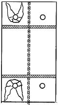 Avstivet søyle med ytre bolter For tilfeller med avstivet søyle og ytre bolter antas det 4 mulige flytelinjer som kan oppstå ved ut-av-planet moment. a) b) c) d) Fig 3.