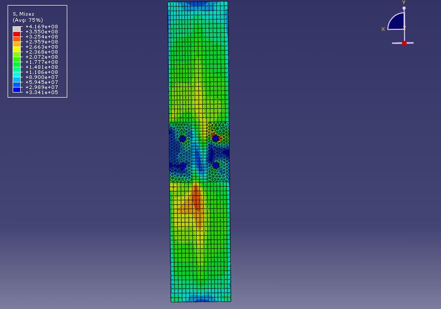 Fig 4.63 von Mises spenning: Stegtid: 0.