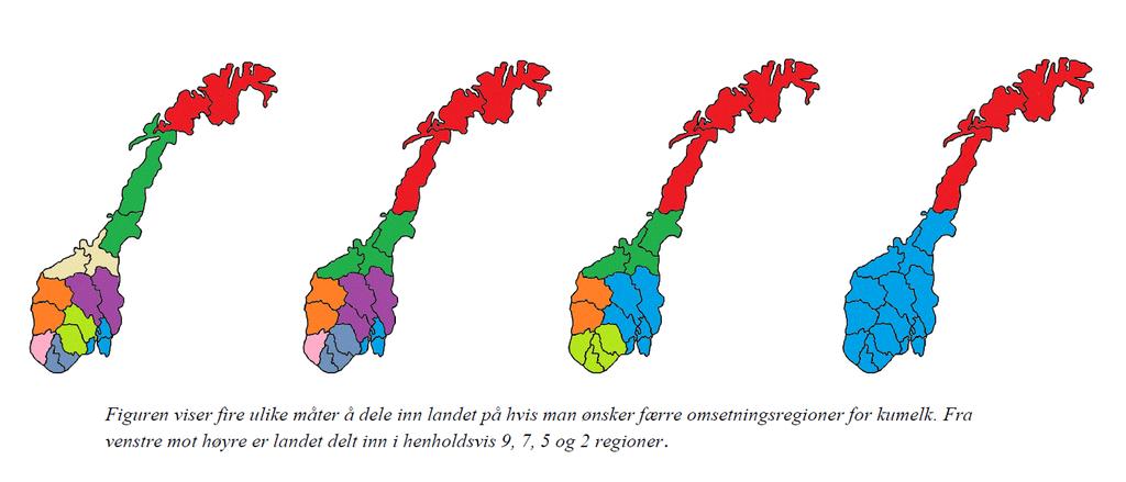 Nye omsetningsregioner for melk?