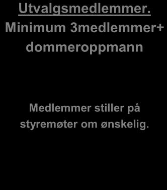 Et medlem I kretsstyret er utdanningskontakt Minimum 3 medlemmer+