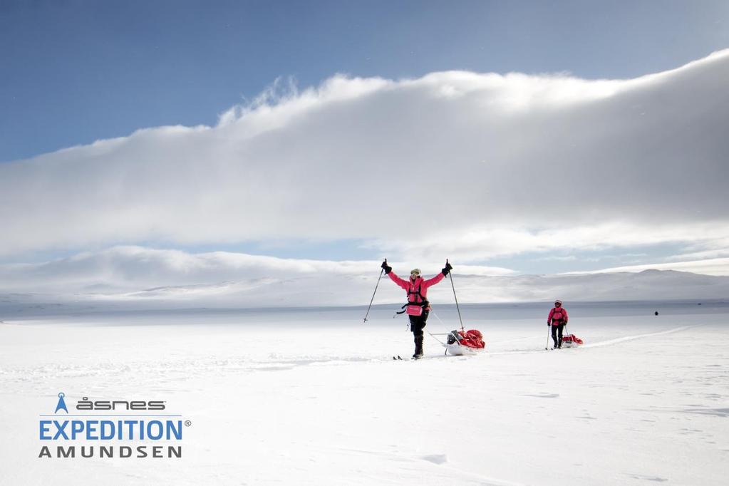 4. MAKSTID Makstiden i Åsnes Expedition Amundsen er ved normale forhold på ca 72 timer, men denne makstiden vil justeres etter vær og føreforhold i fjellet.