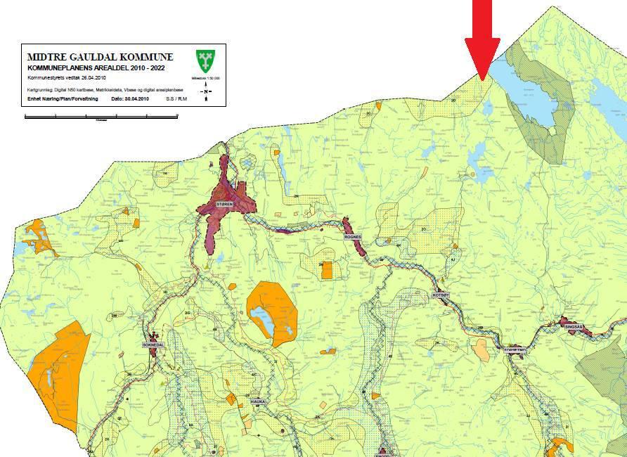 Ingress Bjørn Aunøien søker om dispensasjon fra kommuneplanens arealdel for å bygge vei fram til fritidsbebyggelse ved Samsjøen på eiendom gbnr 27/1.